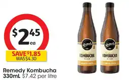 Coles Remedy kombucha offer