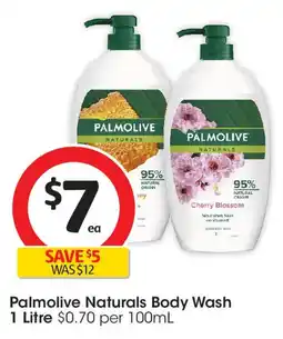 Coles Palmolive naturals body wash offer