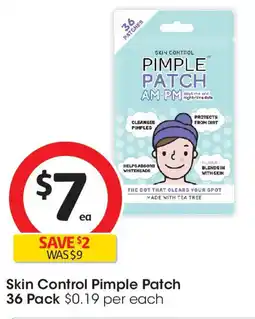 Coles Skin control pimple patch offer