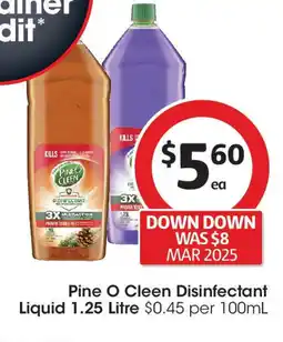 Coles Pine o cleen disinfectant liquid offer