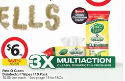Coles Disinfectant wipes 110 pack offer