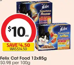 Coles Felix cat food offer