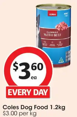 Coles Coles dog food offer