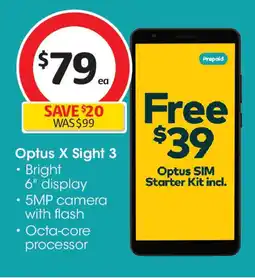 Coles Optus x sight 3 offer