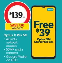 Coles Optus x pro 5g offer