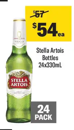 Coles Stella artois bottles offer