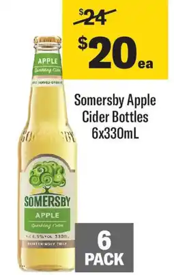 Coles Somersby apple cider bottles offer