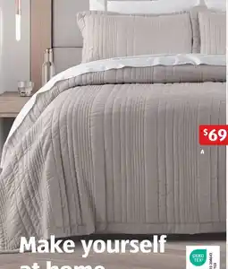 ALDI Hotel Coverlet Set - Queen/King Size offer
