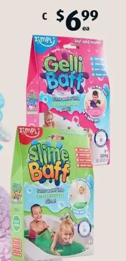 Gelli or slime baff