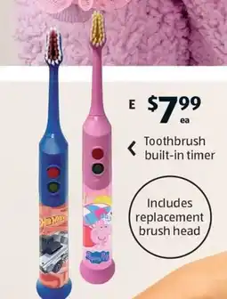 ALDI Kid's licensed sonic power toothbrush offer