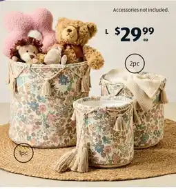 ALDI Fabric hamper offer