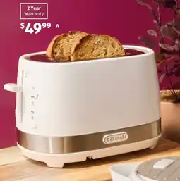 ALDI De'longhi active 2 slice toaster offer