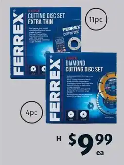 ALDI Cutting or grinding discs offer