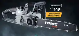 ALDI 20v brushless chainsaw skin offer