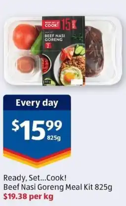 ALDI Beef nasi goreng meal kit offer
