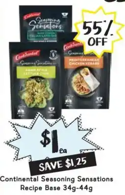 Drakes Continental seasoning sensations recipe base offer