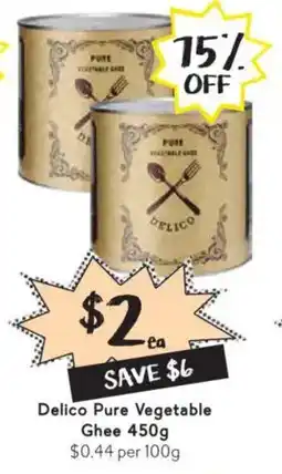 Drakes Delico pure vegetable ghee offer