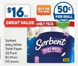 Foodland Silky white toilet paper offer