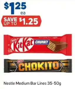 Foodland Nestle medium bar lines offer