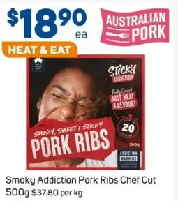 Foodland Smoky addiction pork ribs chef cut offer