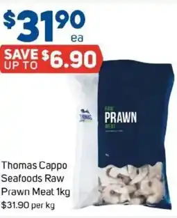 Foodland Thomas cappo seafoods raw prawn meat offer