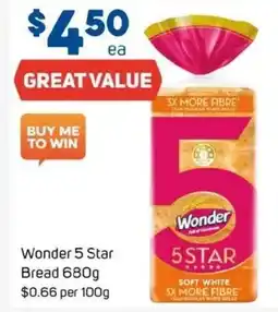 Foodland Wonder 5 star bread offer