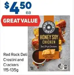Foodland Red rock deli crostini and crackers offer