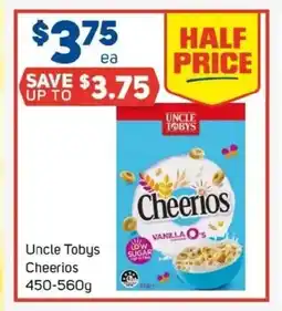 Foodland Uncle tobys cheerios offer