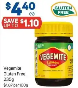 Foodland Vegemite gluten free offer