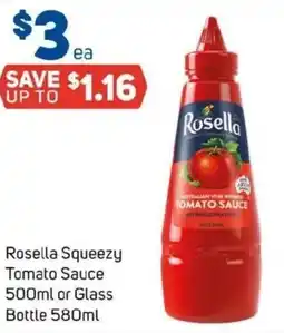 Foodland Rosella squeezy tomato sauce offer