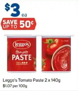 Foodland Leggo's tomato paste offer
