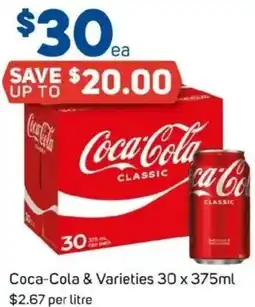 Foodland Coca-cola & varieties offer