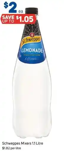 Foodland Schweppes mixers offer