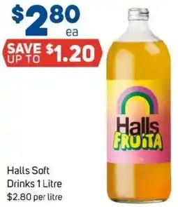 Foodland Halls soft drinks offer