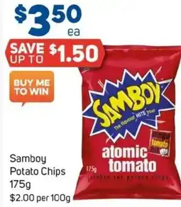 Foodland Samboy potato chips offer