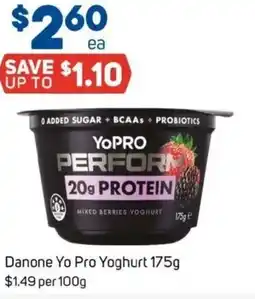 Foodland Danone yo pro yoghurt offer