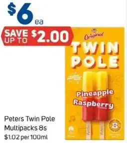 Foodland Peters twin pole multipacks 8s offer
