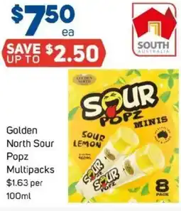 Foodland Golden north sour popz multipacks offer