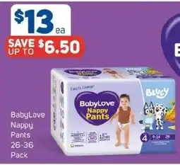 Foodland Babylove nappy pants offer