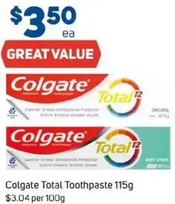 Foodland Colgate Total Toothpaste offer