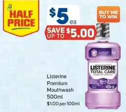Foodland Listerine Premium Mouthwash offer