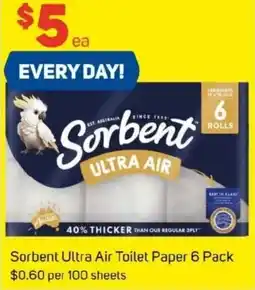 Foodland Sorbent Ultra Air Toilet Paper offer