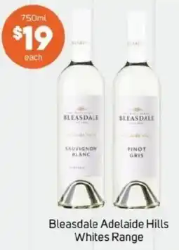 Foodland Bleasdale Adelaide Hills Whites Range offer