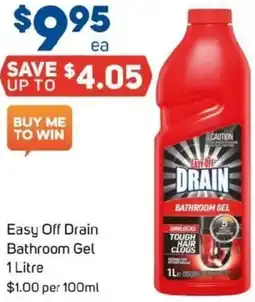 Foodland Easy Off Drain Bathroom Gel offer