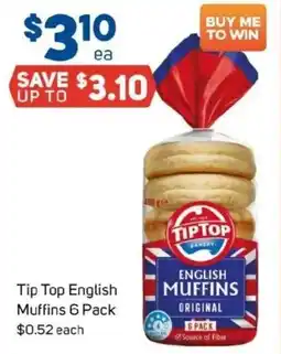 Foodland Tip Top English Muffins offer