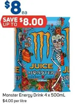 Foodland Monster energy drink offer