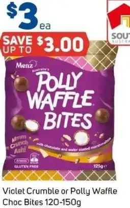 Foodland Violet crumble or polly waffle choc bites offer