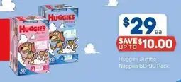Foodland Huggies jumbo nappies offer