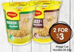 Spudshed Maggi cup noodles offer