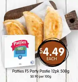 Spudshed Patties fs party pastie offer